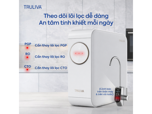 Máy lọc nước đặt gầm TRULIVA RO UR5676 Gold